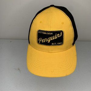 apc APC Yellow/Black Pittsburgh Penguins NHL Hockey OSFA Snapback Cap Hat